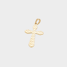 Cargar imagen en el visor de la galería, 14 K Gold Plated cross pendant with necklace