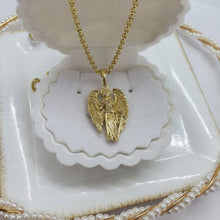 Load image into Gallery viewer, 14 K Gold Plated Angel pendant - BIJUNET