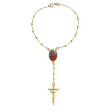 Charger l'image dans la galerie, 14 K Gold Plated bracelet Rosary - BIJUNET