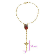 Charger l'image dans la galerie, 14 K Gold Plated bracelet Rosary - BIJUNET