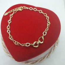 Load image into Gallery viewer, 14 K Gold Plated bracelet with white zirconium - BIJUNET