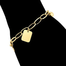 Load image into Gallery viewer, 14 K Gold Plated cat chain bracelet - BIJUNET