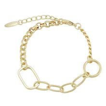 Load image into Gallery viewer, 14 K Gold Plated chain bracelet - BIJUNET