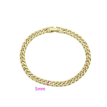 Load image into Gallery viewer, 14 K Gold Plated chain bracelet - BIJUNET