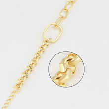 Load image into Gallery viewer, 14 K Gold Plated chain bracelet - BIJUNET