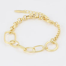 Load image into Gallery viewer, 14 K Gold Plated chain bracelet - BIJUNET