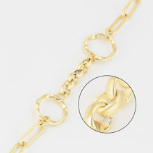 Load image into Gallery viewer, 14 K Gold Plated chain bracelet - BIJUNET