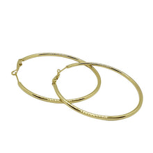 Load image into Gallery viewer, 14 K Gold Plated Hoops earrings - BIJUNET