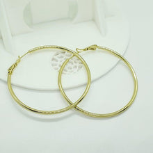 Load image into Gallery viewer, 14 K Gold Plated Hoops earrings - BIJUNET