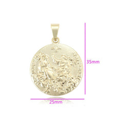 Load image into Gallery viewer, 14 K Gold Plated pendant Holy Trinity - BIJUNET