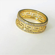 Charger l'image dans la galerie, 14 K Gold Plated ring with white zirconium - BIJUNET