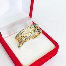 Charger l'image dans la galerie, 14 K Gold Plated ring with white zirconium - BIJUNET
