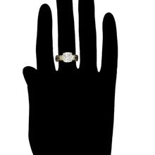 Load image into Gallery viewer, 14 K Gold Plated ring with white zirconium - BIJUNET