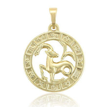Load image into Gallery viewer, 14 K Gold Plated zodiac pendant - BIJUNET