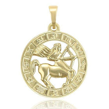 Load image into Gallery viewer, 14 K Gold Plated zodiac pendant - BIJUNET