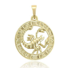 Load image into Gallery viewer, 14 K Gold Plated zodiac pendant - BIJUNET