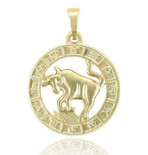 Load image into Gallery viewer, 14 K Gold Plated zodiac pendant - BIJUNET
