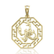 Load image into Gallery viewer, 14 K Gold Plated zodiac pendant - BIJUNET