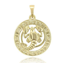 Load image into Gallery viewer, 14 K Gold Plated zodiac pendant - BIJUNET