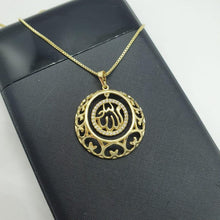 Charger l'image dans la galerie, 14K Gold Plated pendant with white zirconium - BIJUNET