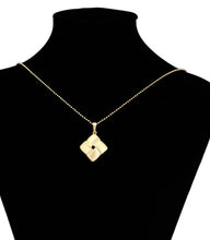 Load image into Gallery viewer, 14 K Gold Plated pendant and earrings set