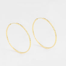 Load image into Gallery viewer, Gold-Plated-Hoops-earrings