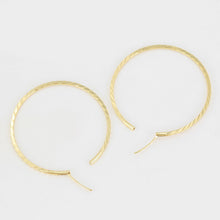 Load image into Gallery viewer, Gold-Plated-Hoops-earrings