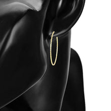 Load image into Gallery viewer, Gold-Plated-Hoops-earrings