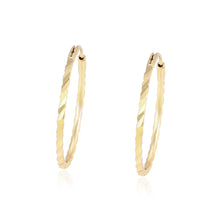 Load image into Gallery viewer, 14 K Gold Plated Hoops earrings