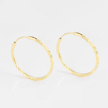 Load image into Gallery viewer, 14 K Gold Plated Hoops earrings