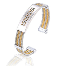 Charger l'image dans la galerie, Gold Plated Stainless steel bracelet - BIJUNET
