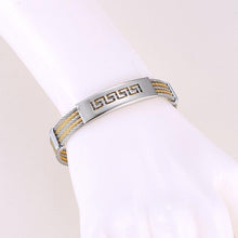 Charger l'image dans la galerie, Gold Plated Stainless steel bracelet - BIJUNET