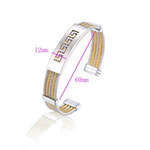 Charger l'image dans la galerie, Gold Plated Stainless steel bracelet - BIJUNET