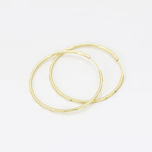 Load image into Gallery viewer, 14 K Gold Plated Hoops earrings