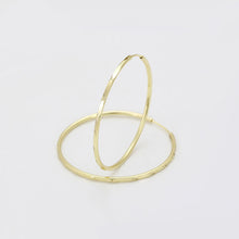 Load image into Gallery viewer, 14 K Gold Plated Hoops earrings