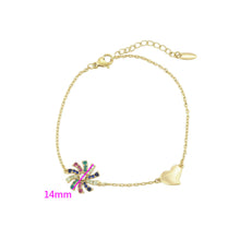 Load image into Gallery viewer, gold_plated_bracelet_coloured_zirconia