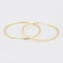 Load image into Gallery viewer, 14 K Gold Plated Hoops earrings