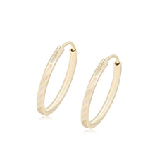 Cargar imagen en el visor de la galería, 14 K Gold Plated Hoops earrings