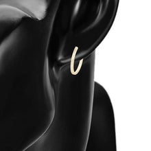 Cargar imagen en el visor de la galería, 14 K Gold Plated Hoops earrings