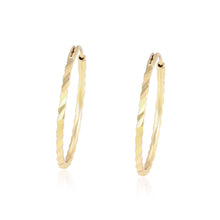 Cargar imagen en el visor de la galería, 14 K Gold Plated Hoops earrings
