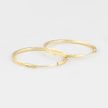 Cargar imagen en el visor de la galería, 14 K Gold Plated Hoops earrings