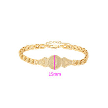 Load image into Gallery viewer, 14 K Gold Plated bracelet with the Virgin
