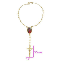 Charger l&#39;image dans la galerie, 14 K Gold Plated bracelet Rosary - BIJUNET
