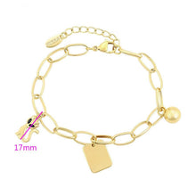 Load image into Gallery viewer, 14 K Gold Plated cat chain bracelet - BIJUNET
