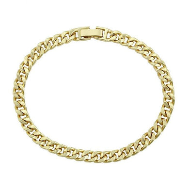 14 K Gold Plated chain bracelet - BIJUNET