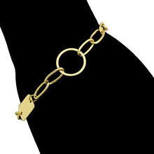 Charger l&#39;image dans la galerie, 14 K Gold Plated chain bracelet - BIJUNET
