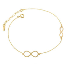 Cargar imagen en el visor de la galería, 14 K Gold Plated infinity bracelet - BIJUNET
