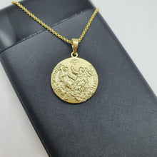 Load image into Gallery viewer, 14 K Gold Plated pendant Holy Trinity - BIJUNET
