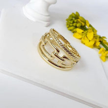 Load image into Gallery viewer, 14 K Gold Plated ring - BIJUNET
