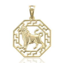 Load image into Gallery viewer, 14 K Gold Plated zodiac pendant - BIJUNET
